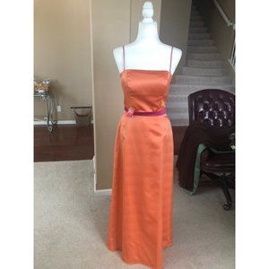 Womens Formal Party Cocktail Bridesmaid Prom Gown Dress Size 8 but altered